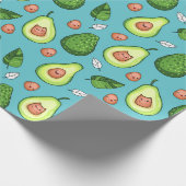 Cadeau Papier à enveloppement Avocado (Coin)