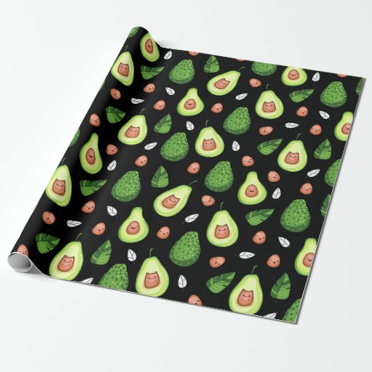 Cadeau Papier à enveloppement Avocado (Déroulé)