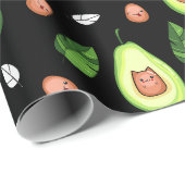 Cadeau Papier à enveloppement Avocado (Coin rond)