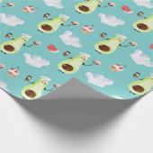 Cadeau Papier à enveloppement Avocado (Coin)