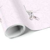 Cadeau Papier à enveloppement 'Ballet & Dentelle' (Coin rond)