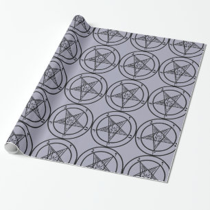 Cadeau Papier à enveloppement Baphomet Lavande