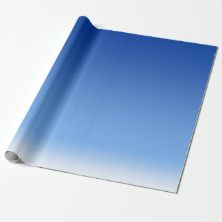 Cadeau Papier à enveloppement bleu ciel arrière de 30 pou
