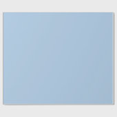 Cadeau Papier à enveloppement bleu clair solide (Plat)