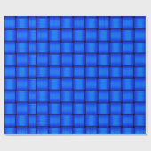 Cadeau Papier à enveloppement bleu Cobalt (Plat)