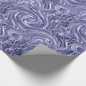 Cadeau Papier à enveloppement bleu gris (Coin)