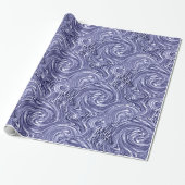 Cadeau Papier à enveloppement bleu gris (Déroulé)