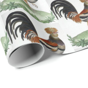 Cadeau Papier à enveloppement brillant Français Bird