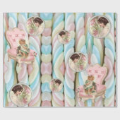 Cadeau Papier à enveloppement brillant Pastel Victorian (Plat)