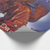 Cadeau Papier à enveloppement brillant, Pays de danse en  (Coin)