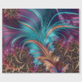 Cadeau Papier à enveloppement brillant pour plumes fracté (Plat)