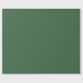 Cadeau Papier à enveloppement brillant vert Hunter (Plat)