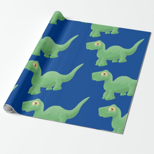 Cadeau Papier à enveloppement Brontosaurus (Déroulé)