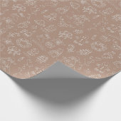 Cadeau Papier à enveloppement Brown illustré de Noël (Coin)