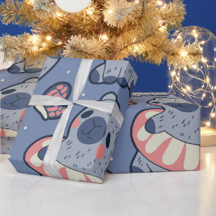 Cadeau Papier à enveloppement Capybara mignon