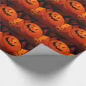 Cadeau Papier à enveloppement Citrouille (Coin)