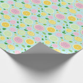 Cadeau Papier à enveloppement Citrus Vibe (Coin)