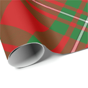Cadeau Papier à enveloppement Clan Gregor Tartan