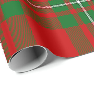 Cadeau Papier à enveloppement Clan Gregor Tartan