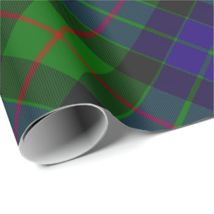 Cadeau Papier à enveloppement Clan Gunn Tartan