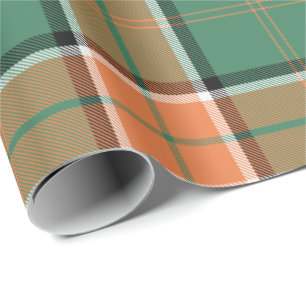 Cadeau Papier à enveloppement Clan Pollock Tartan
