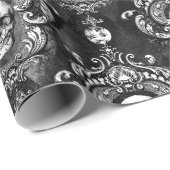 Cadeau Papier à enveloppement crânien (Coin rond)