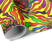 Cadeau Papier à enveloppement crânien (Coin rond)