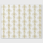 Cadeau Papier à enveloppement croisé orthodoxe (Plat)
