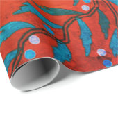 Cadeau Papier à enveloppement d'algues (Coin rond)