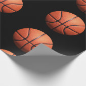 Cadeau Papier à enveloppement de basket-ball (Coin)