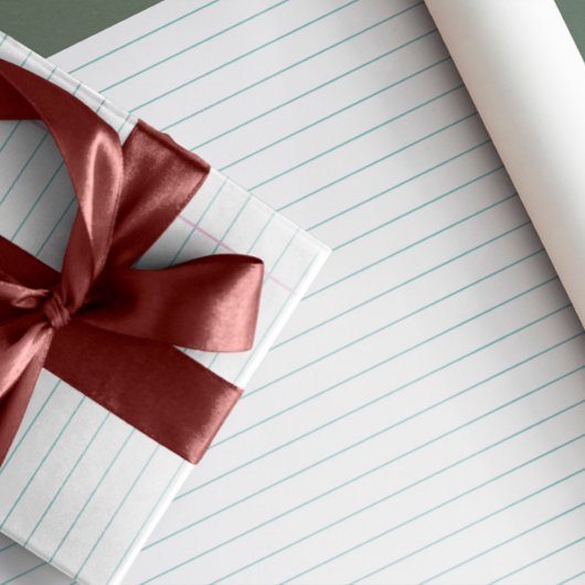 Cadeau Papier à enveloppement de Carnet à large régime