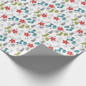 Cadeau Papier à enveloppement de chaussettes de Noël (Coin)