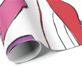 Cadeau Papier à enveloppement de chaussures de mode (Coin rond)