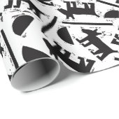 Cadeau Papier à enveloppement de chiens (Coin rond)