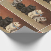 Cadeau Papier à enveloppement de cinq chatons mignons (Coin)