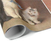 Cadeau Papier à enveloppement de cinq chatons mignons (Coin rond)