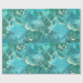 Cadeau Papier à enveloppement de conception de résine tur (Plat)