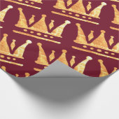 Cadeau Papier à enveloppement de couronne d'or (Coin)