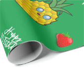 Cadeau Papier à enveloppement de fruits (Coin rond)