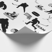 Cadeau Papier à enveloppement de hockey (Coin)