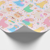 Cadeau Papier à enveloppement de lamas (Coin)