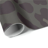 Cadeau Papier à enveloppement de léopard noir (Coin rond)