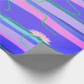 Cadeau Papier à enveloppement de lotus roses (Coin)