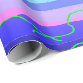 Cadeau Papier à enveloppement de lotus roses (Coin rond)