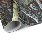 Cadeau Papier à enveloppement de mains Zombie (Coin rond)