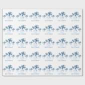 Cadeau Papier à enveloppement de neige de Noël (Plat)