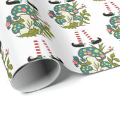 Cadeau Papier à enveloppement de Noël (Coin rond)