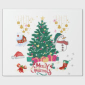 Cadeau Papier à enveloppement de Noël (Plat)