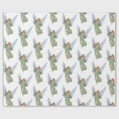 Cadeau Papier à enveloppement de Noël Angel Nativité (Plat)