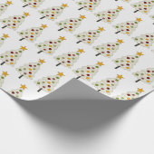 Cadeau Papier à enveloppement de Noël - Arbre de Noël mod (Coin)